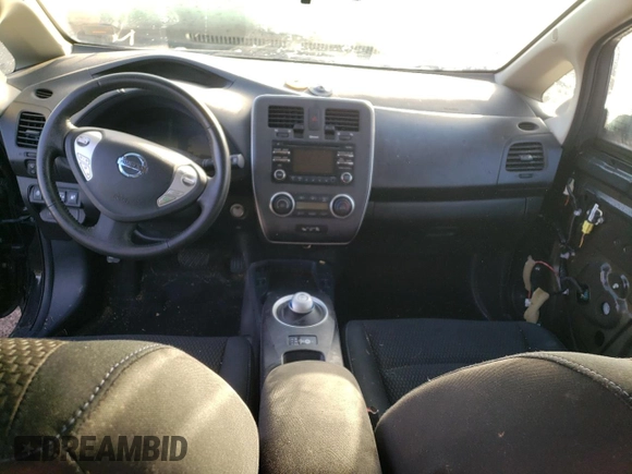 2015 Nissan LEAF SV with VIN 1N4AZ0CP2FC325121, listed as a Copart auction lot 41566553 with 0 mi miles. Bid and sale history available at carsss.com. Image 8.