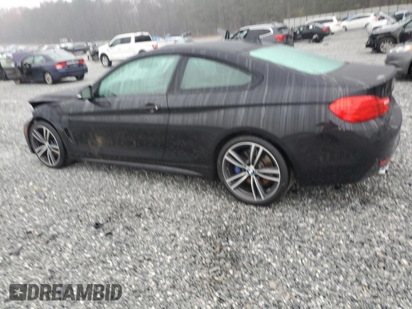 2017 BMW 4 Series 430i with VIN WBA4R7C55HK895635, listed as a Copart auction lot 82909364 with 73,788 mi miles and Salvage Title. Bid and sale history available at DreamBid. Image 2.