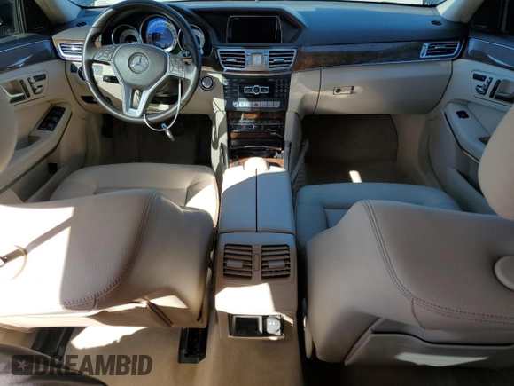 2014 Mercedes-Benz E 400 Sport with VIN WDDHF9FB2EA832266, listed as a Copart auction lot 43920075 with 56,524 mi miles and Salvage Title. Bid and sale history available at DreamBid. Image 8.