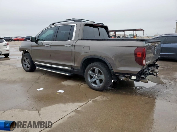 2022 Honda Ridgeline RTL-E с VIN 5FPYK3F75NB000675, выставлен на аукционе Copart как лот 58730835 с пробегом 32 161 миль миль и Списание • Salvage title. История ставок и продаж доступна на DreamBid. Изображение 2.