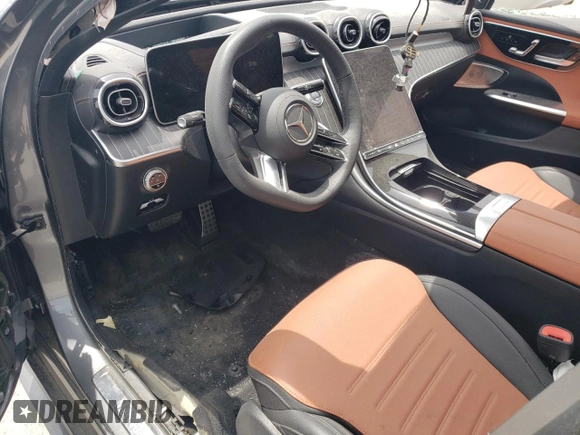 2024 Mercedes-Benz C 300 with VIN W1KAF4HB7RR178065, listed as a Copart auction lot 55681405 with Not provided miles and Salvage title. Bid and sale history available at DreamBid. Image 8.