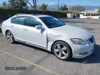 2007 Lexus GS 350 with VIN JTHBE96SX70025844, listed as a IAAI auction lot 41805534 with 183,193 mi miles and . Bid and sale history available at DreamBid. Image 1.