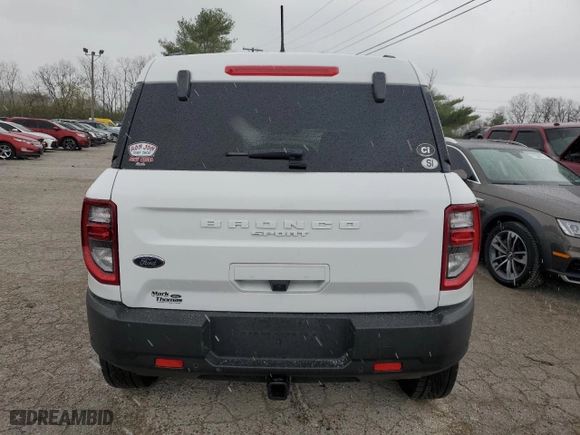 2024 Ford Bronco Sport Big Bend with VIN 3FMCR9B69RRE41689, listed as a Copart auction lot 81081154 with 18,634 mi miles and Salvage Title. Bid and sale history available at carsss.com. Image 6.