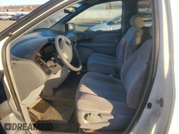 2000 Toyota Sienna LE with VIN 4T3ZF13CXYU184839, listed as a Copart auction lot 80035434 with 0 mi miles and Salvage Title. Bid and sale history available at carsss.com. Image 7.