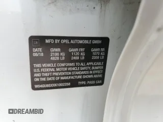2019 Buick Regal Preferred с VIN W04GU8SXXK1002258, выставлен на аукционе Copart как лот 53535735 с пробегом 115 628 миль миль и Списание • Salvage title. История ставок и продаж доступна на DreamBid. Изображение 16.