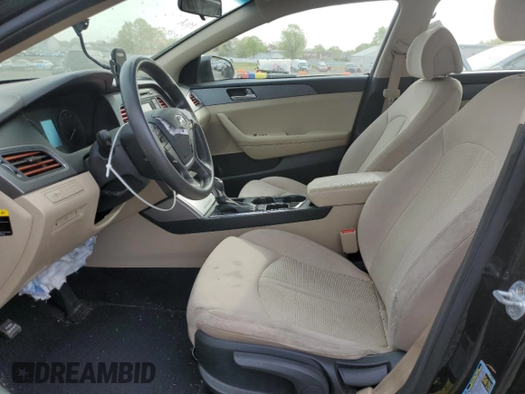 2017 Hyundai Sonata 2.4L with VIN 5NPE24AF0HH591939, listed as a Copart auction lot 54394845 with 102,721 mi miles and Clean Title. Bid and sale history available at carsss.com. Image 7.