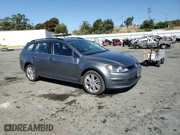 2016 Volkswagen Golf SportWagen TSI S with VIN 3VWC17AU8GM523985, listed as a Copart auction lot 64957854 with 52,609 mi miles and Salvage Title. Bid and sale history available at carsss.com. Image 11.