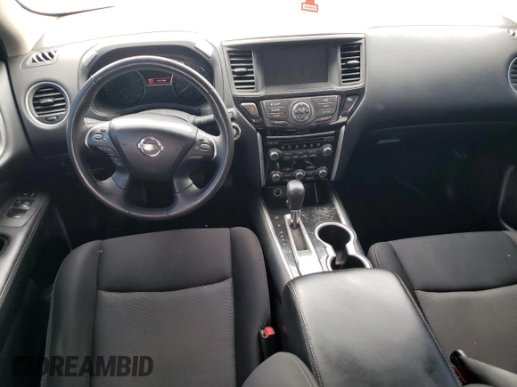2019 Nissan Pathfinder SV z VIN 5N1DR2MN0KC620658, wystawiony jako Copart lot #55607245 z przebiegiem 114 049 mil mil oraz Szkoda całkowita • Salvage title. Historia ofert i sprzedaży dostępna na DreamBid. Obrazek 8.