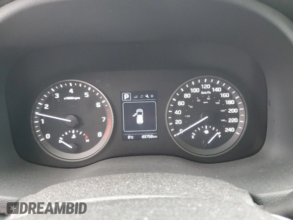 2018 Hyundai Tucson SEL with VIN KM8J3CA41JU803954, listed as a Copart auction lot 88039715 with 49,759 mi miles and Salvage Title. Bid and sale history available at carsss.com. Image 9.