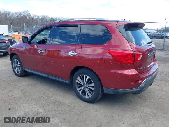 2017 Nissan Pathfinder SV with VIN 5N1DR2MN9HC665042, listed as a IAAI auction lot 41869485 with 117,384 mi miles and . Bid and sale history available at DreamBid. Image 3.