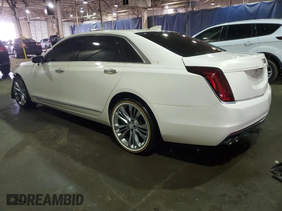 2017 Cadillac CT6 Luxury AWD with VIN 1G6KD5RS7HU145073, listed as a Copart auction lot 51009295 with 74,487 mi miles and Salvage title. Bid and sale history available at DreamBid. Image 2.