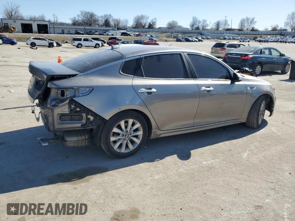 2016 Kia Optima EX with VIN 5XXGU4L38GG043445, listed as a Copart auction lot 47793705 with 128,047 mi miles and Salvage title. Bid and sale history available at DreamBid. Image 3.