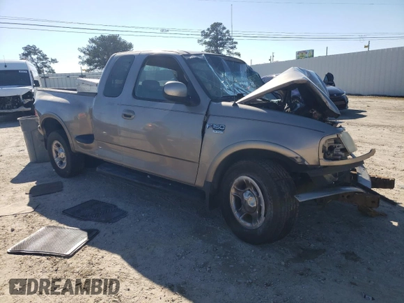 2001 Ford F-150 XL with VIN 2FTRX07L61CA37311, listed as a Copart auction lot 85752694 with 0 mi miles and Salvage Title. Bid and sale history available at carsss.com. Image 4.