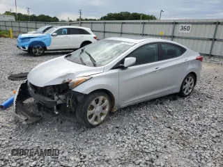 2012 Hyundai Elantra Limited with VIN KMHDH4AE8CU387028, listed as a Copart auction lot 55075915 with Not provided miles and Salvage title. Bid and sale history available at DreamBid. Image 1.