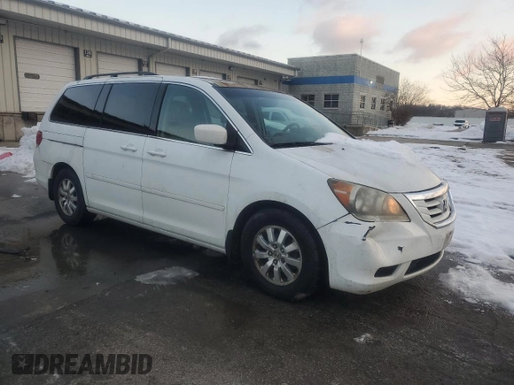 2010 Honda Odyssey EX-L with VIN 5FNRL3H77AB051869, listed as a Copart auction lot 88023625 with 248,511 mi miles and Salvage Title. Bid and sale history available at DreamBid. Image 4.
