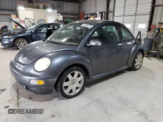 2003 Volkswagen New Beetle Coupe GLS with VIN 3VWCK21C33M436156, listed as a Copart auction lot 52589765 with 129,244 mi miles and Salvage Title. Bid and sale history available at carsss.com. Image 1.