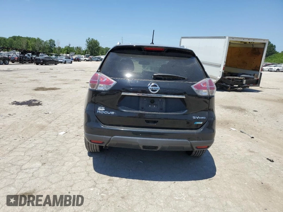 2014 Nissan Rogue SL with VIN 5N1AT2MV9EC753959, listed as a Copart auction lot 57659464 with 0 mi miles and Salvage Title. Bid and sale history available at carsss.com. Image 6.