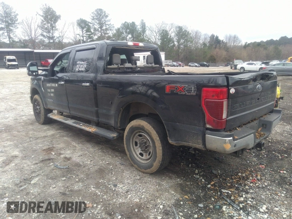 2020 Ford Super Duty F-250 SRW XL with VIN 1FT7W2BT5LED61876, listed as a IAAI auction lot 41526635 with 190,000 mi miles. Bid and sale history available at carsss.com. Image 3.