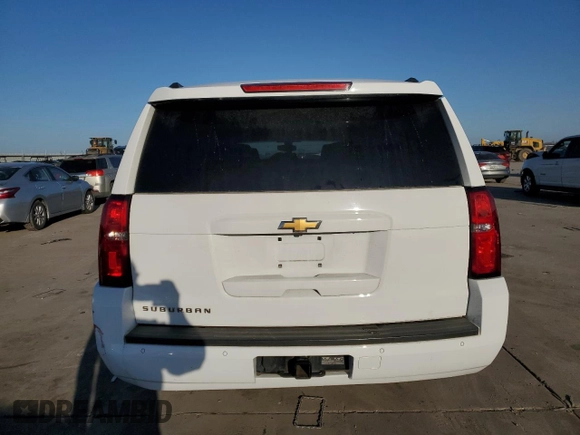 2016 Chevrolet Suburban LS with VIN 1GNSKGKC4GR100618, listed as a Copart auction lot 84321854 with 161,551 mi miles and Salvage Title. Bid and sale history available at carsss.com. Image 6.