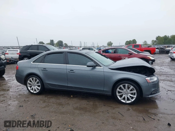 2013 Audi A4 Premium Plus with VIN WAUFFAFL7DN050223, listed as a IAAI auction lot 40444635 with 107,807 mi miles. Bid and sale history available at carsss.com. Image 13.