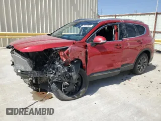 2020 Hyundai Santa Fe Limited with VIN 5NMS53AD7LH293316, listed as a Copart auction lot 49609505 with 7,352 mi miles and Salvage Title. Bid and sale history available at carsss.com. Image 1.