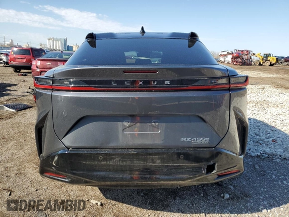 2023 Lexus RZ 450e Premium z VIN JTJAAAAB5PA007146, wystawiony jako Copart lot #50764805 z przebiegiem 20 747 mil mil oraz Szkoda całkowita • Salvage title. Historia ofert i sprzedaży dostępna na DreamBid. Obrazek 6.