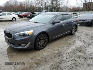 2016 Kia Cadenza Premium with VIN KNALN4D76G5211243, listed as a Copart auction lot 81663394 with 123,177 mi miles and Salvage Title. Bid and sale history available at carsss.com. Image 1.