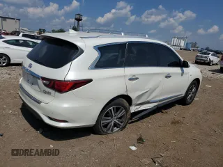 2020 Infiniti QX60 Luxe with VIN 5N1DL0MM9LC540130, listed as a Copart auction lot 62418605 with 62,913 mi miles and Salvage title. Bid and sale history available at DreamBid. Image 3.