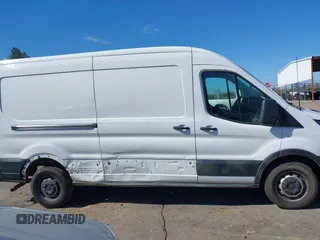 2023 Ford Transit Cargo with VIN 1FTBR1C88PKA07752, listed as a IAAI auction lot 41590510 with 71,062 mi miles and . Bid and sale history available at DreamBid. Image 14.