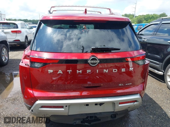 2024 Nissan Pathfinder SL with VIN 5N1DR3CD1RC211528, listed as a IAAI auction lot 42702282 with 26,589 mi miles and . Bid and sale history available at DreamBid. Image 17.