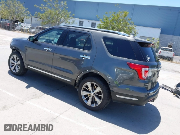 2018 Ford Explorer Limited with VIN 1FM5K8F88JGB57873, listed as a IAAI auction lot 42384073 with 101,060 mi miles and . Bid and sale history available at DreamBid. Image 3.