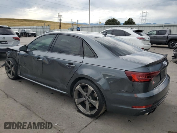 2019 Audi S4 Premium Plus with VIN WAUB4AF49KA001977, listed as a Copart auction lot 71364384 with 34,084 mi miles and Salvage Title. Bid and sale history available at carsss.com. Image 2.