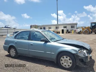 2000 Honda Civic VP z VIN 2HGEJ661XYH589010, wystawiony jako Copart lot #54393055 z przebiegiem 163 724 mil mil oraz Szkoda całkowita • Salvage title. Historia ofert i sprzedaży dostępna na DreamBid. Obrazek 4.
