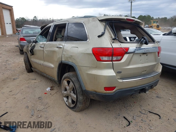 2011 Jeep Grand Cherokee Overland with VIN 1J4RS6GG8BC601398, listed as a IAAI auction lot 41720426 with Not Provided miles and . Bid and sale history available at DreamBid. Image 3.