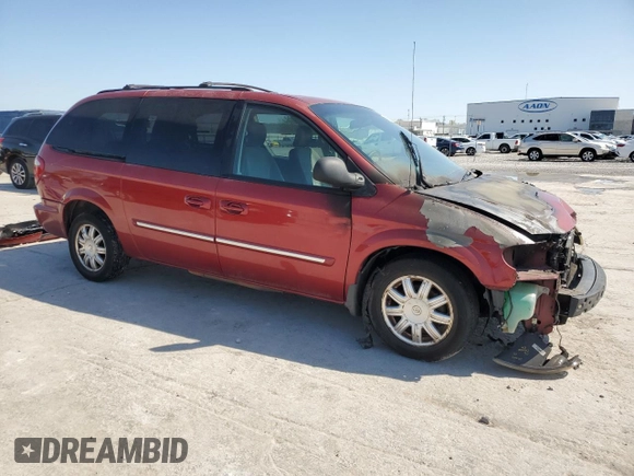 2007 Chrysler Town & Country LWB Touring with VIN 2A4GP54L37R321035, listed as a Copart auction lot 52368555 with 0 mi miles and Salvage Title. Bid and sale history available at carsss.com. Image 4.