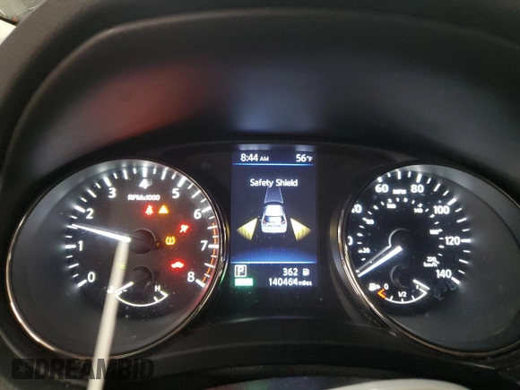 2018 Nissan Rogue SV with VIN JN8AT2MV9JW306470, listed as a Copart auction lot 53805415 with 140,464 mi miles and Salvage Title. Bid and sale history available at DreamBid. Image 9.