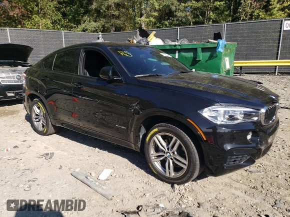 2018 BMW X6 xDrive35i with VIN 5UXKU2C58J0X49788, listed as a Copart auction lot 71446693 with 35,649 mi miles. Bid and sale history available at carsss.com. Image 4.