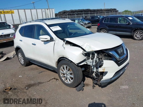 2017 Nissan Rogue S with VIN KNMAT2MV5HP599039, listed as a IAAI auction lot 42389818 with 103,914 mi miles and . Bid and sale history available at DreamBid. Image 1.