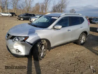 2014 Nissan Rogue SL with VIN 5N1AT2MV2EC811765, listed as a Copart auction lot 48241115 with 146,821 mi miles and Salvage Title. Bid and sale history available at carsss.com. Image 1.