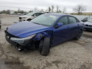 2023 Hyundai Elantra SEL with VIN 5NPLM4AG7PH104440, listed as a Copart auction lot 51312325 with 51,808 mi miles and Non Repairable. Bid and sale history available at carsss.com. Image 1.