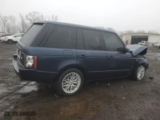 2012 Land Rover Range Rover HSE with VIN SALME1D44CA387407, listed as a Copart auction lot 43020105 with 126,198 mi miles and Salvage Title. Bid and sale history available at carsss.com. Image 3.