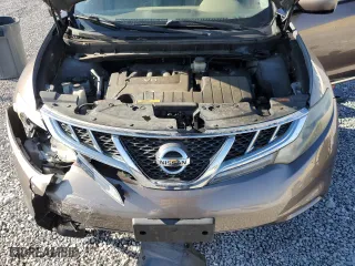 2012 Nissan Murano SV with VIN JN8AZ1MWXCW206110, listed as a Copart auction lot 53451245 with 158,026 mi miles and Salvage Title. Bid and sale history available at carsss.com. Image 12.