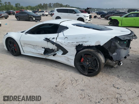 2024 Chevrolet Corvette 1LT z VIN 1G1YA2D42R5129570, wystawiony jako Copart lot #52635945 z przebiegiem Nie podano mil oraz Szkoda całkowita • Salvage title. Historia ofert i sprzedaży dostępna na DreamBid. Obrazek 2.