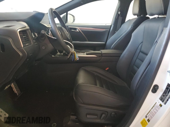 2022 Lexus RX 350 F Sport with VIN 2T2YZMDA4NC315637, listed as a Copart auction lot 53064435 with 20,065 mi miles and Salvage title. Bid and sale history available at DreamBid. Image 7.