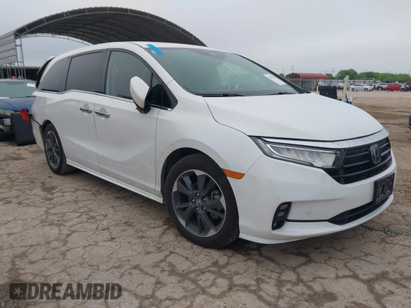 2022 Honda Odyssey Elite z VIN 5FNRL6H96NB039950, wystawiony jako IAAI lot #41907106 z przebiegiem 67 490 mil mil oraz . Historia ofert i sprzedaży dostępna na DreamBid. Obrazek 1.