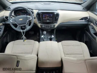 2023 Chevrolet Traverse LS with VIN 1GNERFKW9PJ236089, listed as a Copart auction lot 46489225 with 48,156 mi miles and Salvage Title. Bid and sale history available at carsss.com. Image 8.