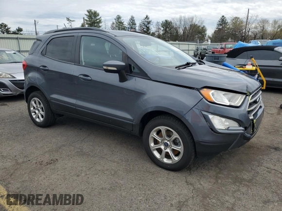 2018 Ford EcoSport SE with VIN MAJ6P1UL8JC237793, listed as a Copart auction lot 51893455 with 56,739 mi miles and Salvage Title. Bid and sale history available at carsss.com. Image 4.