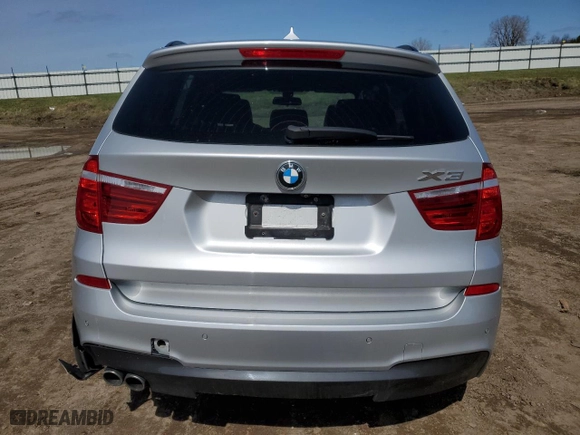 2015 BMW X3 xDrive28i with VIN 5UXWX9C5XF0D47315, listed as a Copart auction lot 51243545 with 82,999 mi miles and Clean Title. Bid and sale history available at carsss.com. Image 6.