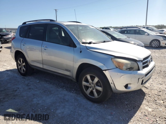 2008 Toyota RAV4 Ltd with VIN JTMBK31VX86048810, listed as a Copart auction lot 73054694 with 344,866 mi miles and Salvage Title. Bid and sale history available at carsss.com. Image 4.