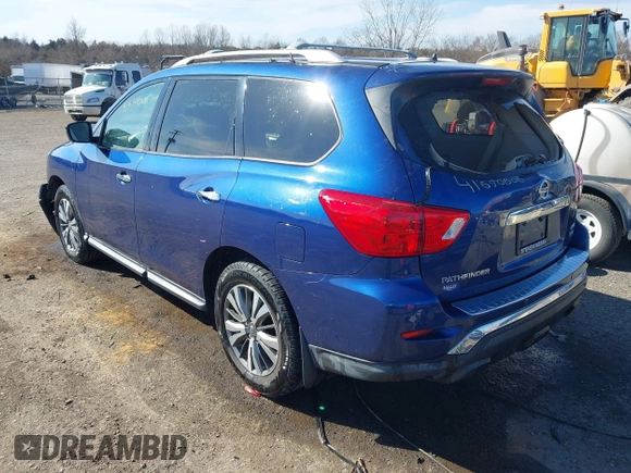 2017 Nissan Pathfinder SV with VIN 5N1DR2MM4HC631842, listed as a IAAI auction lot 41650606 with 148,956 mi miles. Bid and sale history available at carsss.com. Image 3.